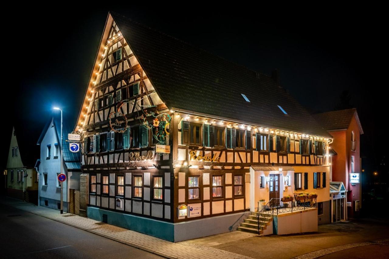 Hotel Gasthaus Roessle Bretzfeld Exterior foto